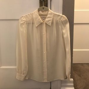 J. Crew Silk Button-Up Blouse
